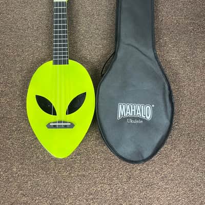 Mahalo Neon Green Alien Soprano Ukulele MC1ALngn Local Pickup Only image 1