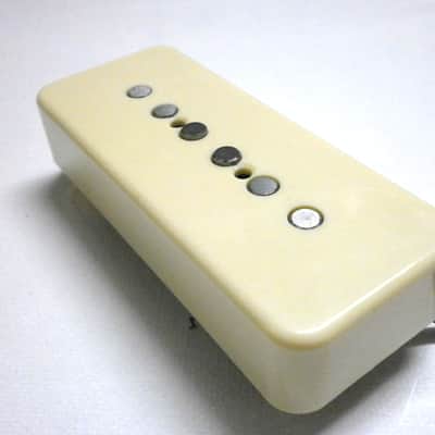 Hybrid P90 CREAM Soap Bar ROD Poles Strat TONE Stratocaster Guitar Pickup Fits Epi Gibson LP SG JR Q image 1