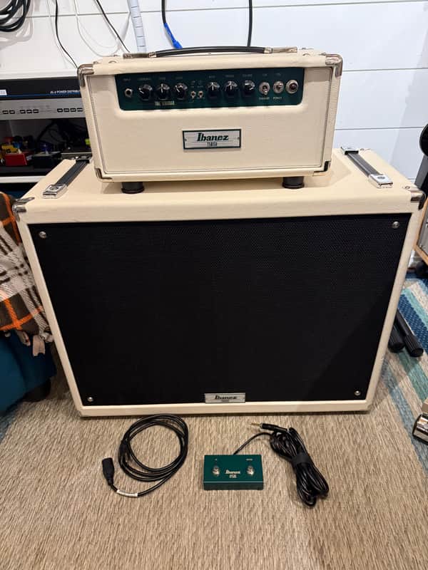 Ibanez TSA15H 15W Guitar Amp Head with TSA212C 2 x 12” Cabinet image 1