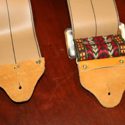 60's/70's Vintage Woven Strap Three inches Wide image 5