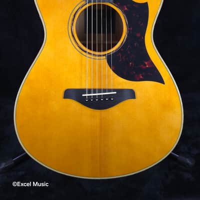 Yamaha AC3M ARE All-Solid Spruce/Mahogany Concert | SRT2 Pickup | Vintage Natural | w/Deluxe HardBag (Mint demo unit) image 2