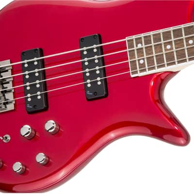 Jackson JS Series Spectra IV JS3 4-String Electric Bass Guitar in Metallic Red image 4