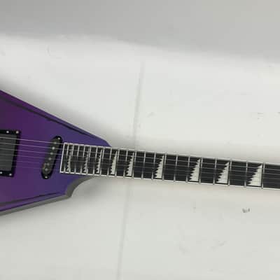 ESP E-II Alexi Laiho Signature Ripped Purple Fade Satin with Pinstripes B-Stock image 10
