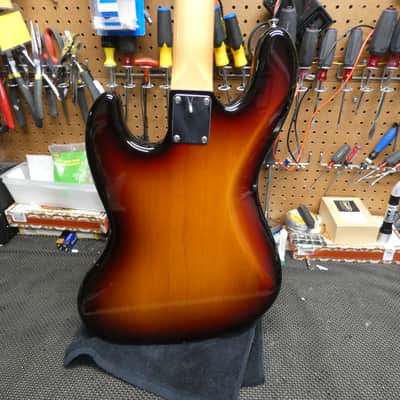 Wilkins Jazz Bass Stack Knob Traditional 2015 - Sunburst image 8