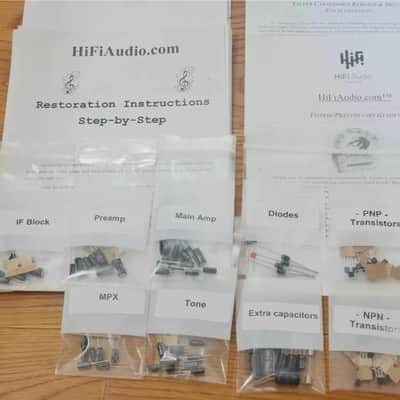 Kenwood KR-4140 restoration kit filter capacitor repair rebuild fix image 2