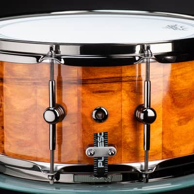 Seven Six Drum Company 6.5x14  "The Canarywood" Custom Snare Drum 2022 Canarywood High Gloss Polyest image 9