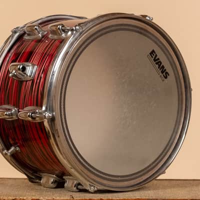 1970s Ludwig Standard Tom in Ruby Red Strata - 8x12 image 6