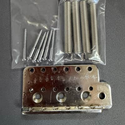 Fender Vintage Stratocaster Tremolo Bridge Plate w/ Screws and Springs 60’s image 11