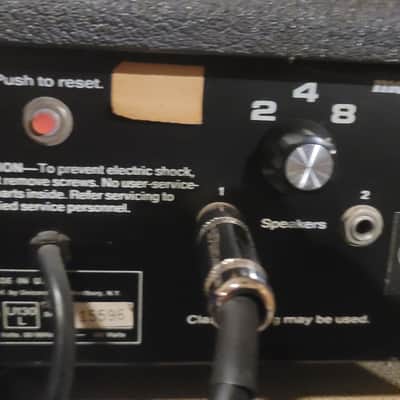 Vintage Univox Mobile Ohm U130L Guitar/Bass Amp - 1974 Made In USA image 6