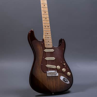 Fender Limited Edition Shedua Top Stratocaster 2017, Natural image 2