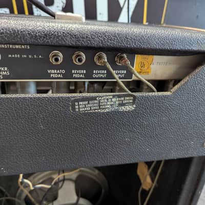 Used Fender Super Reverb 2-Channel 40-Watt 4x10" Guitar Combo 1970 - 1977 - Silverface image 12