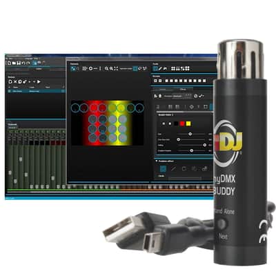ADJ myDMX Buddy DMX Lighting Control Software + USB Dongle image 1