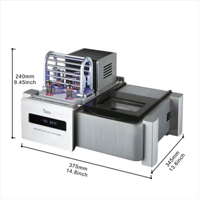 YAQIN HiFi CD Player, Yaqin SD 38A HiFi Tube CD Player with Tubes 6N8P and Remote Control, AC115 and AC230 Switchable image 7