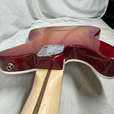 Fender American Deluxe Telecaster Guitar with Case 2008 - Aged Cherry Sunburst / Rosewood fingerboard image 24