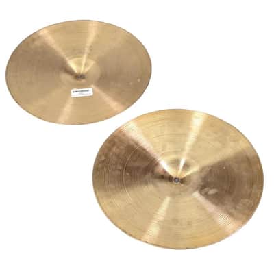 Used Vintage Zildjian A Rock Hi Hat Cymbals 14" - Very Good image 8