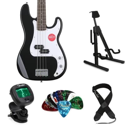 Squier Sonic Precision Bass Essentials Bundle - Black image 3