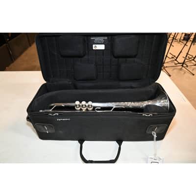 Shires STRCVP-S Bb Trumpet, Vintage Paris, Silver image 3