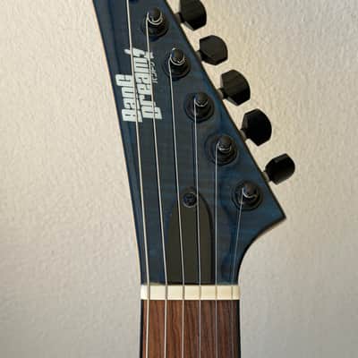 ESP BanG Dream! M-II SAYO Mini Roselia Guitar + Strap + ESP Gig Bag + Stand – Excellent image 4