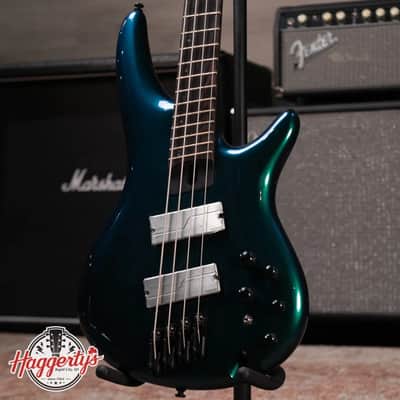 Ibanez Bass Workshop SRMS720BCM 4-String Multi-Scale Bass Guitar - Blue Chameleon image 1