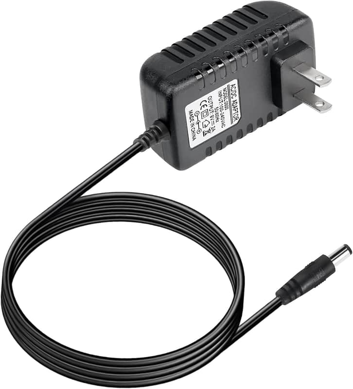 AC DC Power Supply Adapter Charger, 9V,2A, 110V AC, 5.5 x 2.1mm Center Positive, Compatible with Guitar Pedal, Piano Keyboard image 1