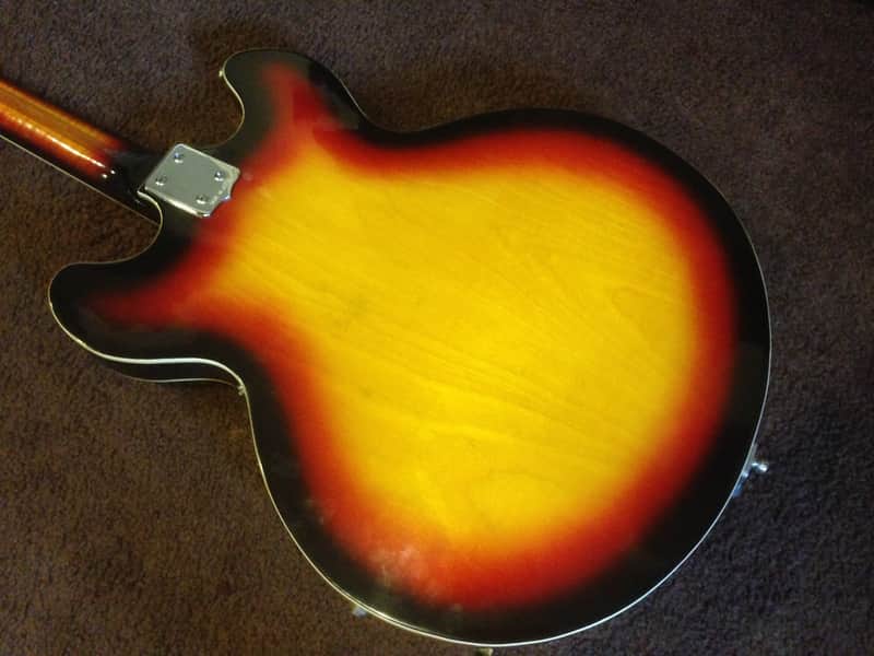 Vintage KENT ES335 Semi Hollow Body Electric Guitar RARE Made in