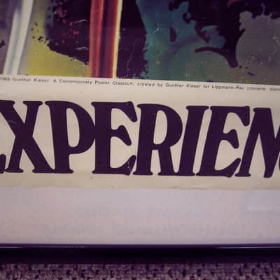 1969 Jimi Hendrix Experience Concert Poster - Gunther Kieser Poster-Lippmann Rau-Germany image 9