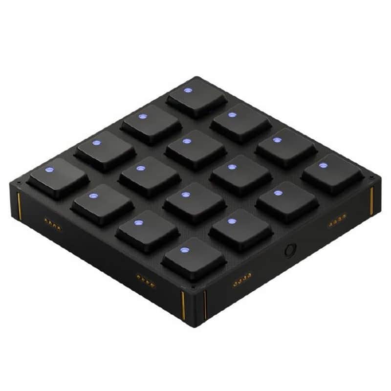 Intech Studio Grid Series 3 BU16 Mechanical 16-Tactile Button Modular MIDI Controller image 1
