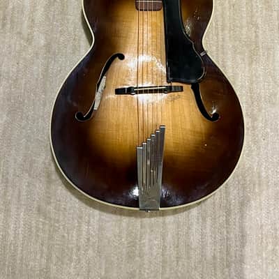 1962 Truetone by Kay N1 Archtop Electric Pancake Case Pickup Neck