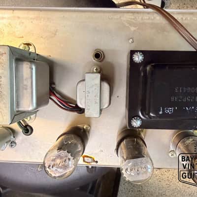 1964 Fender Deluxe Amp AB763 Blackface Combo Amp: All Original | Oxford Speaker | Near Mint! image 10
