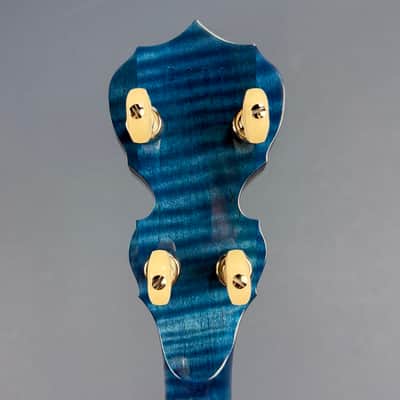Custom Deering Maple Blossom Caribbean Blue Fade 5-String Banjo image 14