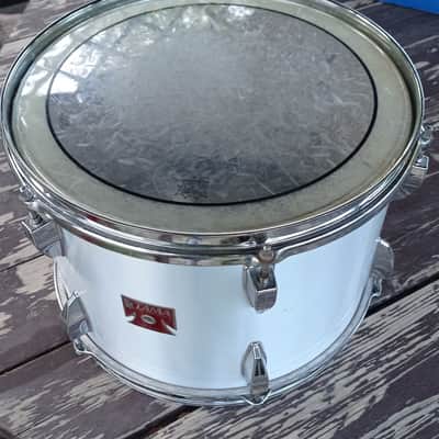 Tama Rare Japan Tom 13" Swingstar Pre serial Red badge 1981-1983 - Metallic white image 2