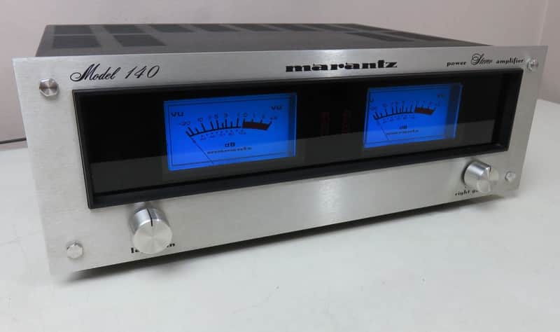 MARANTZ 140 POWER AMPLIFIER PRO SERVICED FULLY RECAPPED WITH BLUE LEDS