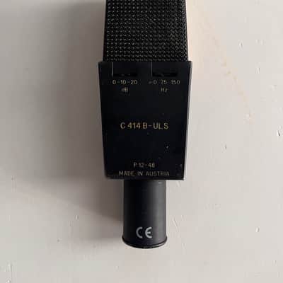 Immagine AKG C414 B ULS Large Diaphragm Multipattern Condenser Microphone 1990s - Black - 4