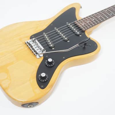 [SALE Ends May 21] Fernandes JG-65 Oil Natural 3-Single Jaguar ASH Body Regular Scale 1996 Strat-Jaguar image 2