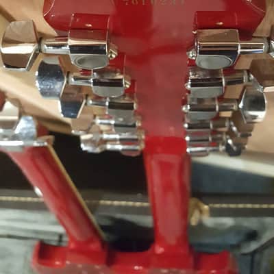 Epiphone G-1275 G1275 Double Neck Doubleneck Cherry 2000s image 19