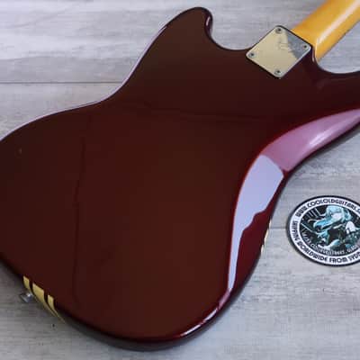 2006 Fender Japan MG73-85CO '73 Reissue Competition Mustang (Old Candy Apple Red) image 8