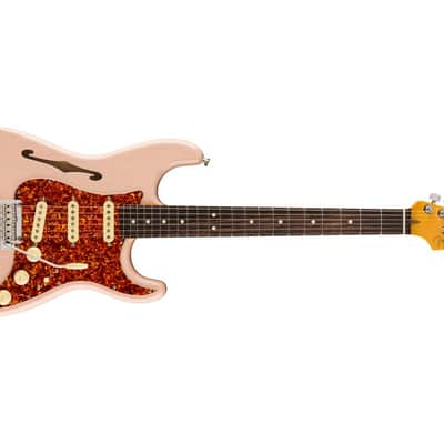 FENDER - American Professional II Stratocaster Thinline  Rosewood Fingerboard  Transparent Shell Pink - 0171010760 image 1