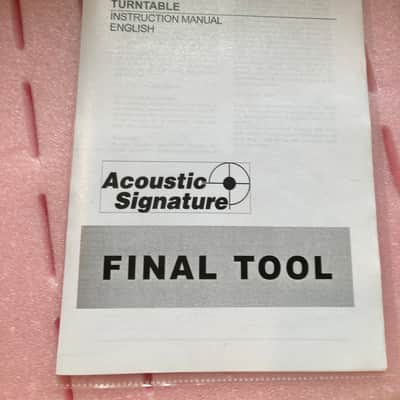 Acoustic Signature Final Tool with Jelco Tonearm image 24