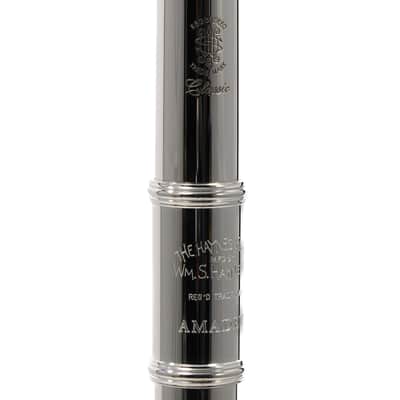 William S. Haynes Model AF780-BO C# 'Amadeus' Solid Silver Flute BRAND NEW image 3