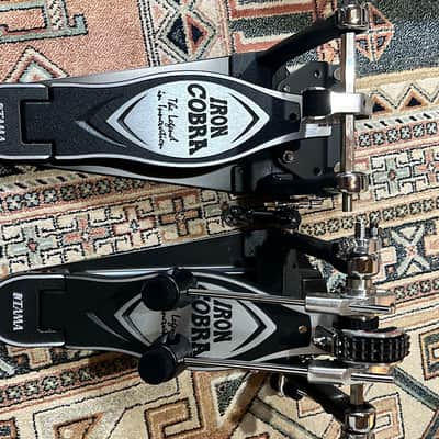 Tama HP900PWN Iron Cobra 900 Series Power Glide Double Bass Drum Pedal 2010s - Black/Chrome image 3