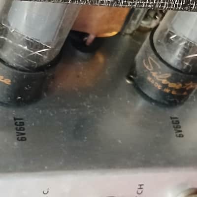 1967 Silvertone 1482 Vintage Tube Amp 1x12 w/ Tremolo, Danelectro USA-Made image 15