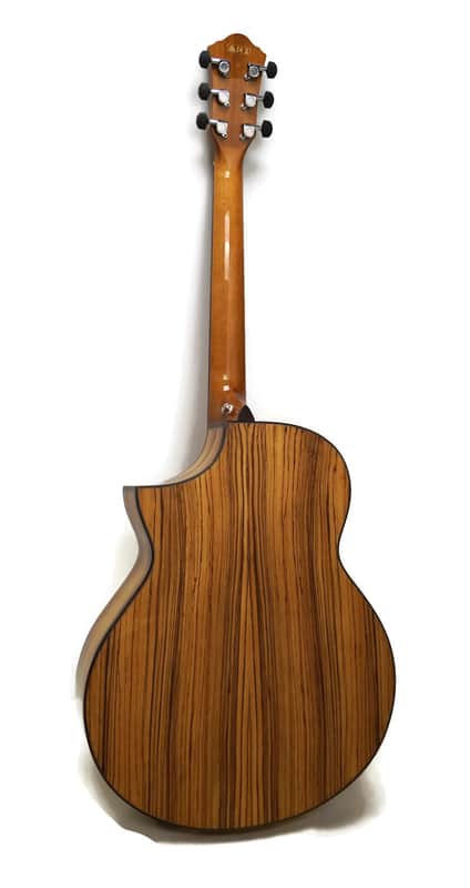 Ibanez AEW40ZW Exotic Wood Zebrawood Acoustic-Electric Guitar | Reverb