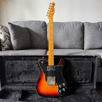 2011 Fender American Vintage '72 Telecaster Custom Maple Fingerboard 3-Tone Sunburst image 3