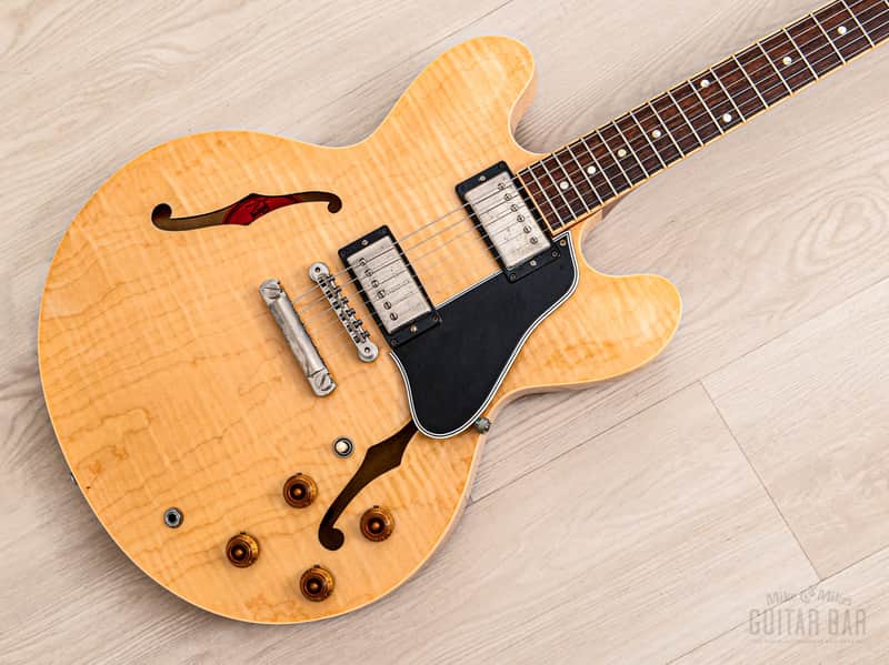 2005 Gibson Memphis ES-335 Dot Antique Natural, 100% Original & Near Mint w/ 57 Classic PAFs, Case image 1