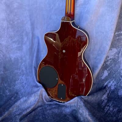 Rick Turner Model 1 Bass CP DLX Short Scale Custom 2021 Burst image 6