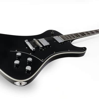 Hagstrom HSFANTOMEN09 Electric Guitar, Fantomen, Black Gloss image 14