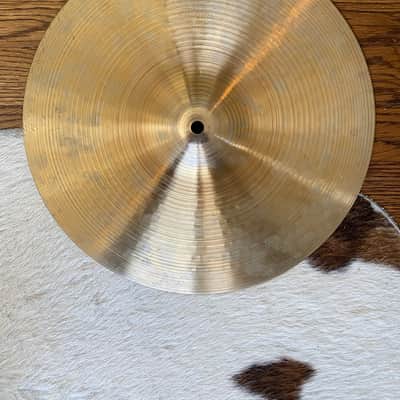 Zildjian 14" A. Zildjian '70s Stamp New Beat Hi-Hat Cymbals (Pair) 1970s - Traditional image 8