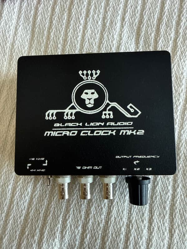 Black Lion Audio Micro Clock MKII 2010s - Black image 1