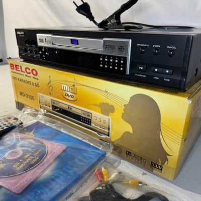 Belco MD-2100 Karaoke System DVD Mic Input Midi w/ Remote Vintage EU PLUG image 4