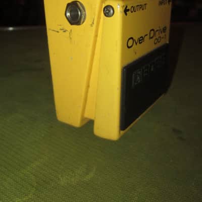 1981 BOSS OD-1 Long Dash Metal Screw Yellow image 3